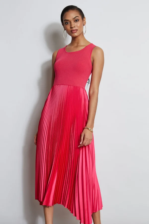 Elie Tahari Dresses & Jumpsuits | Midi Dresses-Pleated Midi Dress