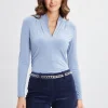 Elie Tahari Tops & Sweaters-Pleated Neck Knit