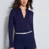 Elie Tahari Tops & Sweaters | Suiting-Pleated Neck Knit