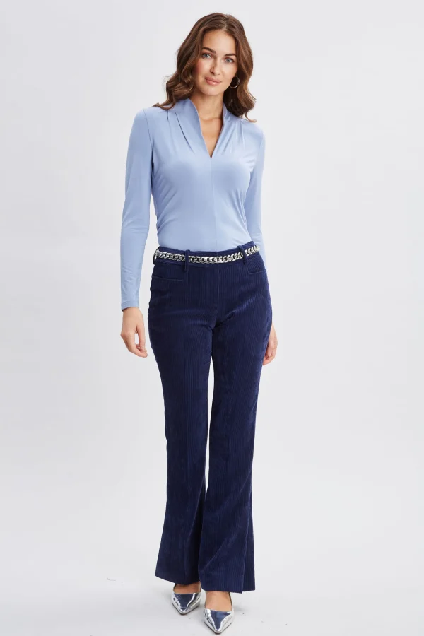 Elie Tahari Tops & Sweaters-Pleated Neck Knit