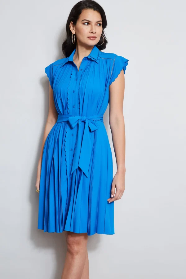 Elie Tahari Dresses & Jumpsuits-Pleated Scallop Dress