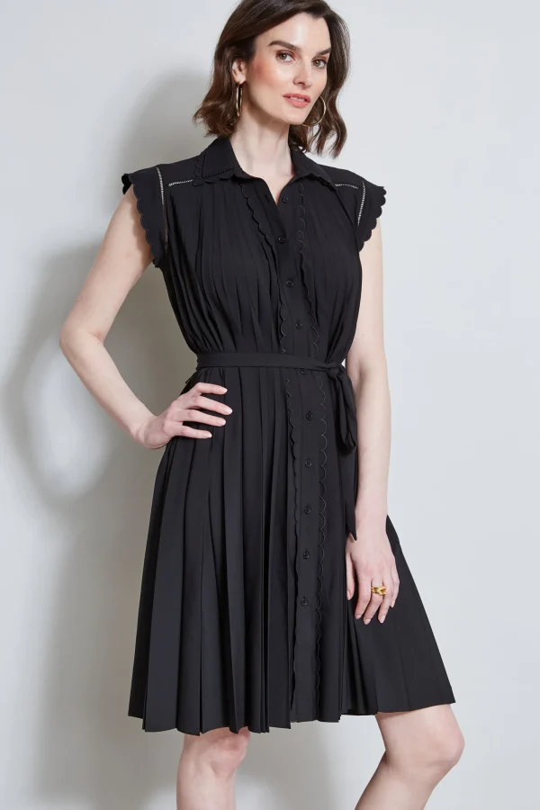 Elie Tahari Dresses & Jumpsuits-Pleated Scallop Dress