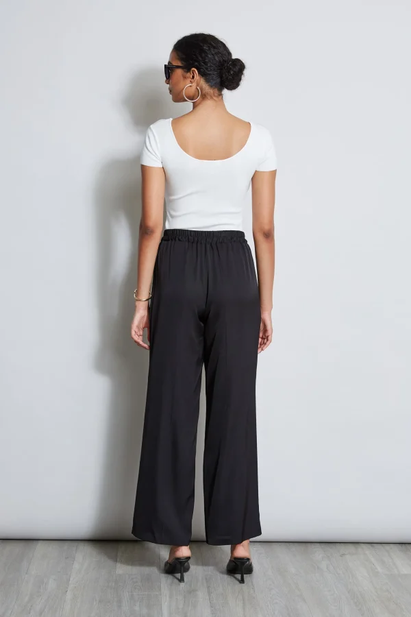 Elie Tahari Bottoms-Pleated Silk Pant