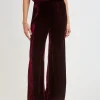 Elie Tahari Bottoms | Suiting-Plisse Velvet Fluid Pant