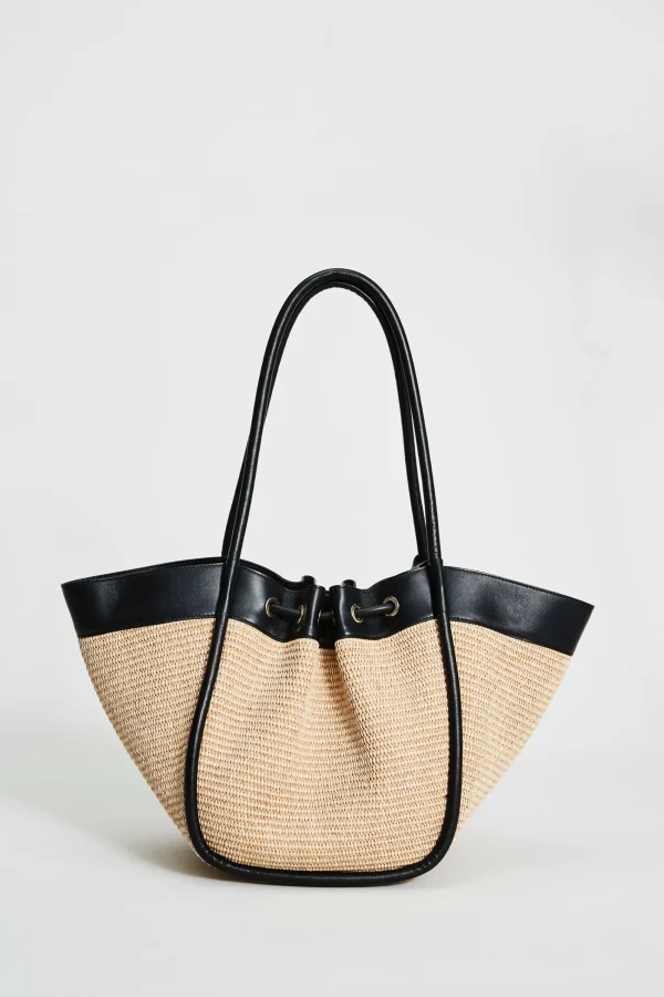 Elie Tahari Fragrance | Gloves-Raffia Tote Bag