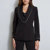 Elie Tahari Jackets & Blazers-Rhinestone Edged Blazer