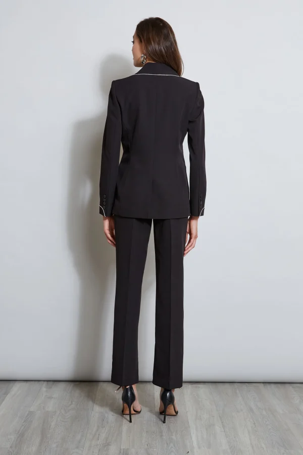 Elie Tahari Jackets & Blazers-Rhinestone Edged Blazer