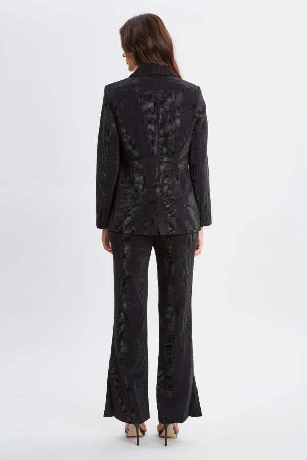 Elie Tahari Jackets & Blazers | Suiting-Rhinestone Embellished Blazer