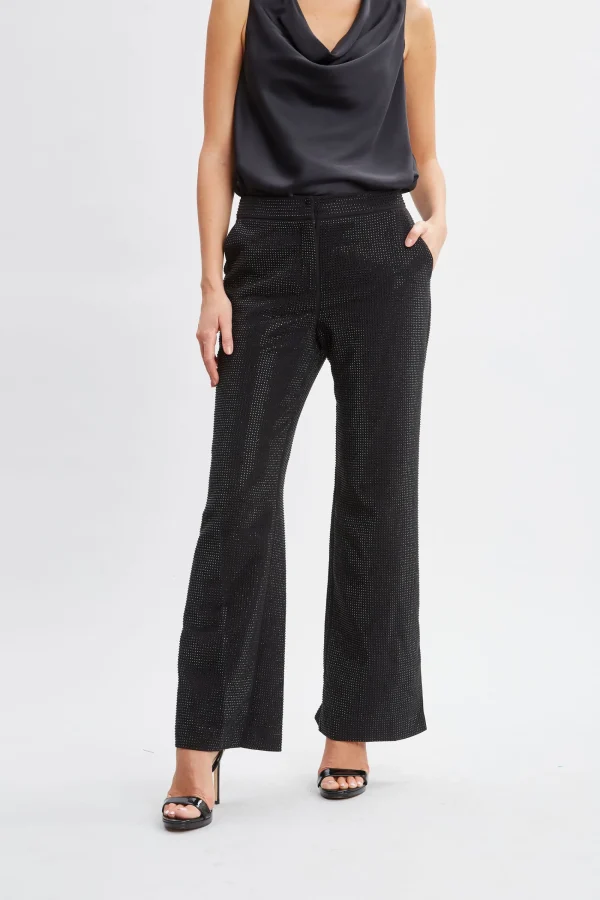 Elie Tahari Bottoms | Suiting-Rhinestone Embellished Pants