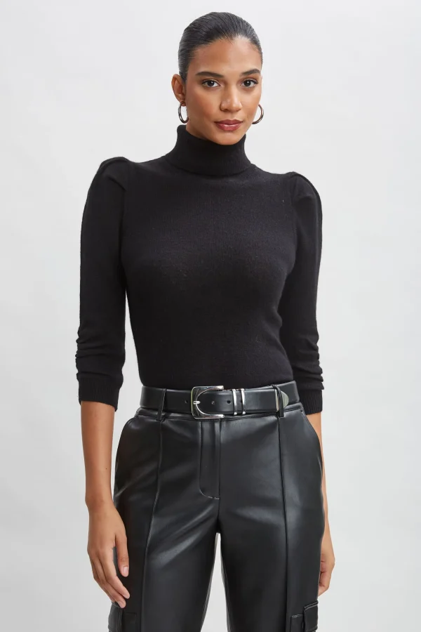 Elie Tahari Tops & Sweaters | Suiting-Ruched Sleeve Cashmere Wool Sweater