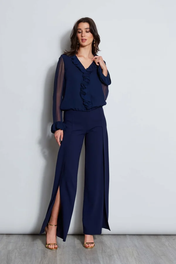 Elie Tahari Tops & Sweaters | Suiting-Ruffle Silk Shirt