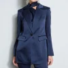 Elie Tahari Jackets & Blazers-Satin Boyfriend Blazer