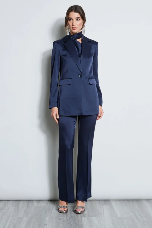 Elie Tahari Jackets & Blazers-Satin Boyfriend Blazer