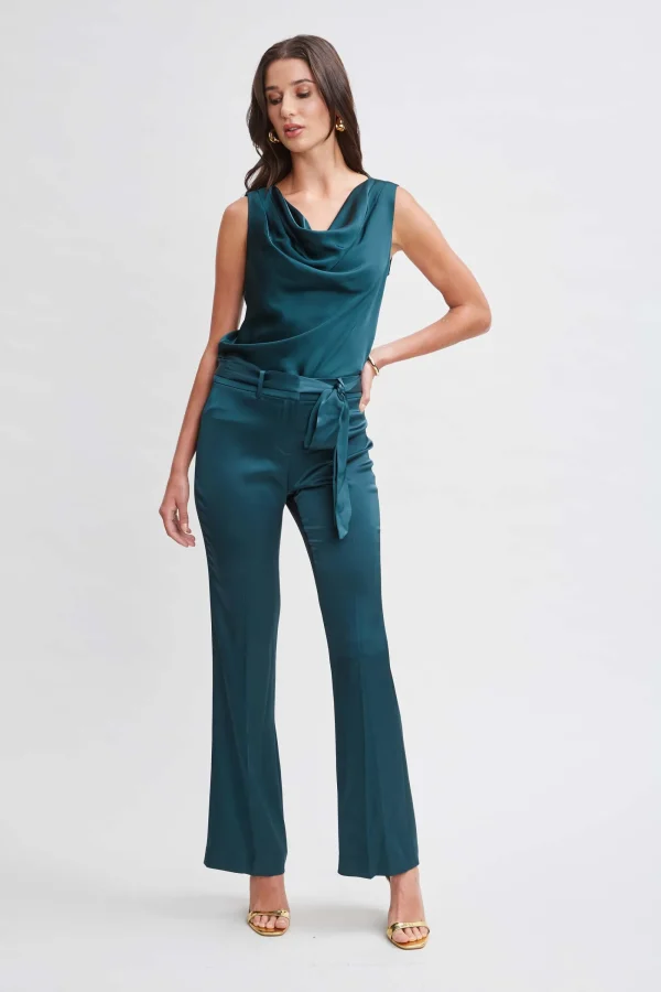 Elie Tahari Tops & Sweaters-Satin Cowl Top