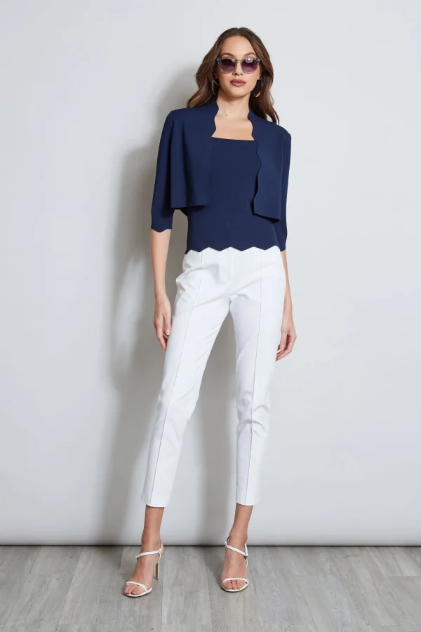 Elie Tahari Tops & Sweaters-Scallop Cardigan