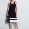 Elie Tahari Dresses & Jumpsuits | Sleeveless Dresses-Scallop Knit Dress