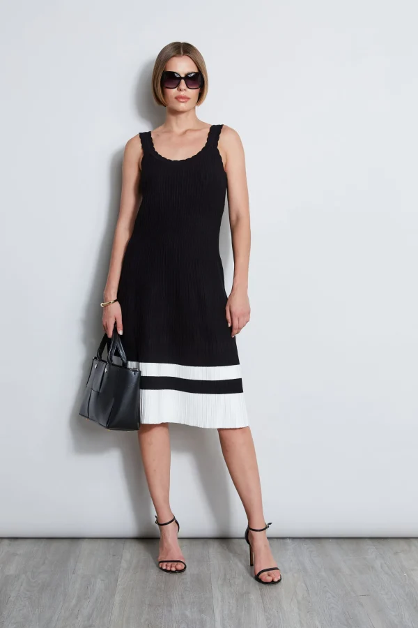 Elie Tahari Dresses & Jumpsuits | Sleeveless Dresses-Scallop Knit Dress