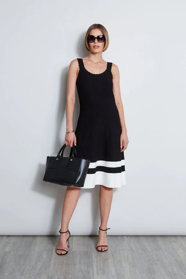 Elie Tahari Dresses & Jumpsuits | Sleeveless Dresses-Scallop Knit Dress