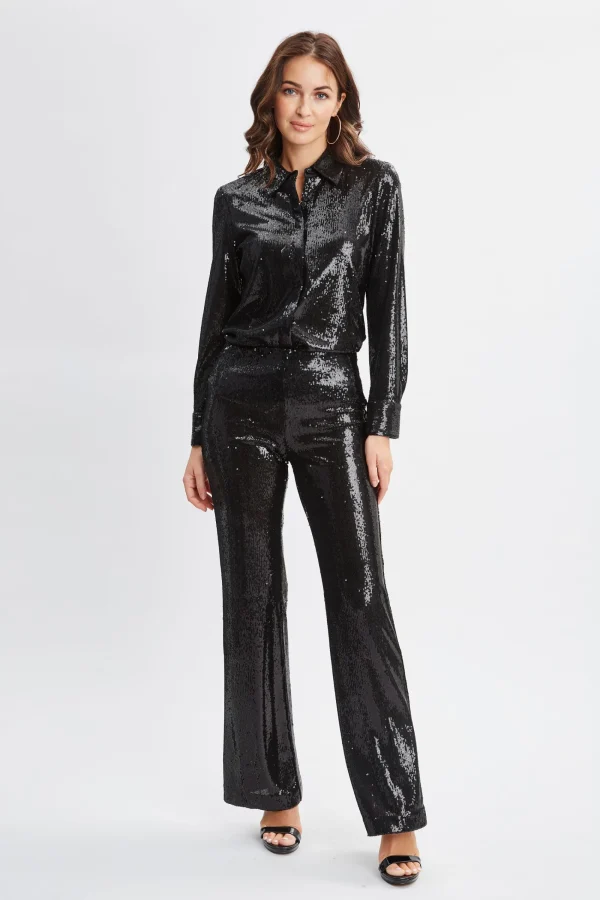 Elie Tahari Tops & Sweaters-Sequin Button Down Shirt