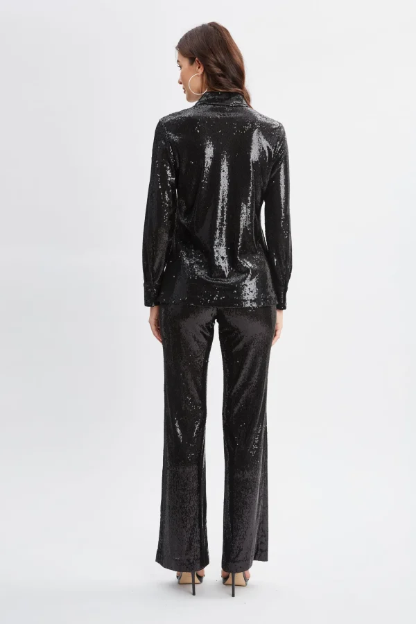 Elie Tahari Tops & Sweaters-Sequin Button Down Shirt