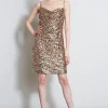 Elie Tahari Dresses & Jumpsuits | Sleeveless Dresses-Sequin Cowl Dress