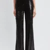 Elie Tahari Bottoms-Sequin Pocket Pant