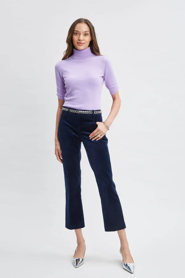 Elie Tahari Tops & Sweaters-Short Sleeve Cashmere Wool Sweater