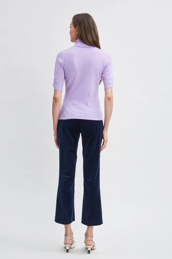 Elie Tahari Tops & Sweaters-Short Sleeve Cashmere Wool Sweater