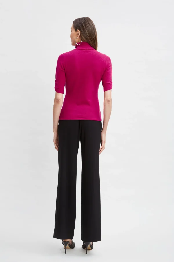 Elie Tahari Tops & Sweaters-Short Sleeve Cashmere Wool Sweater