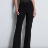 Elie Tahari Bottoms | Suiting-Side Button Crepe Pant