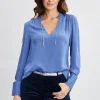 Elie Tahari Tops & Sweaters-Silk Chain Tassel Shirt