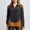 Elie Tahari Tops & Sweaters-Silk Paisley Button Down Shirt