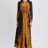 Elie Tahari Long Sleeve Dresses | Dresses & Jumpsuits-Silk Paisley Maxi Dress