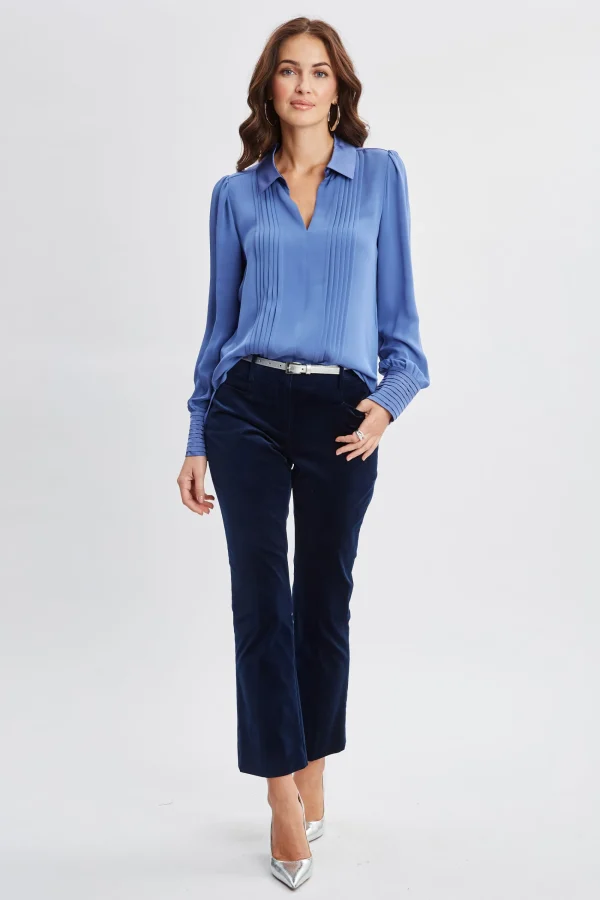 Elie Tahari Tops & Sweaters-Silk Pintuck Shirt