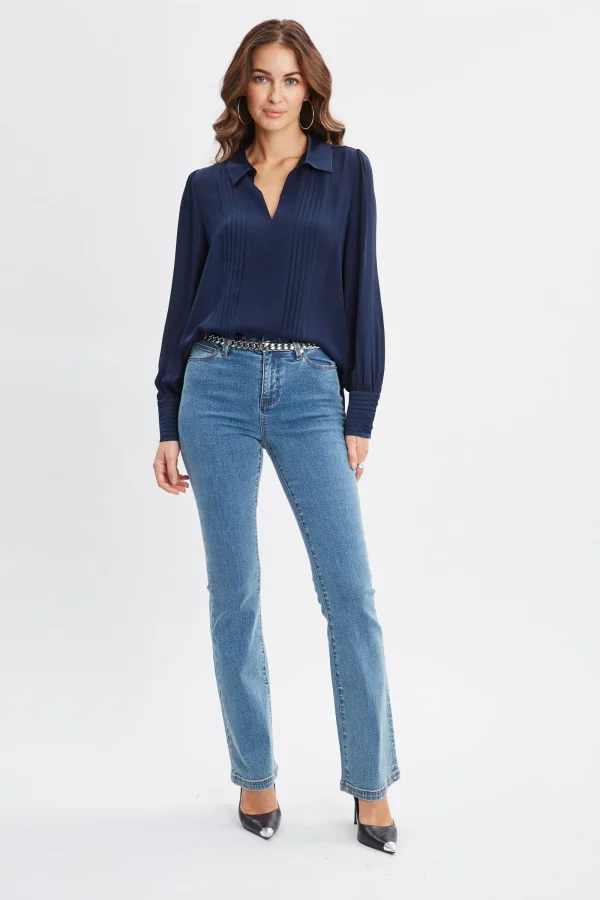 Elie Tahari Tops & Sweaters-Silk Pintuck Shirt