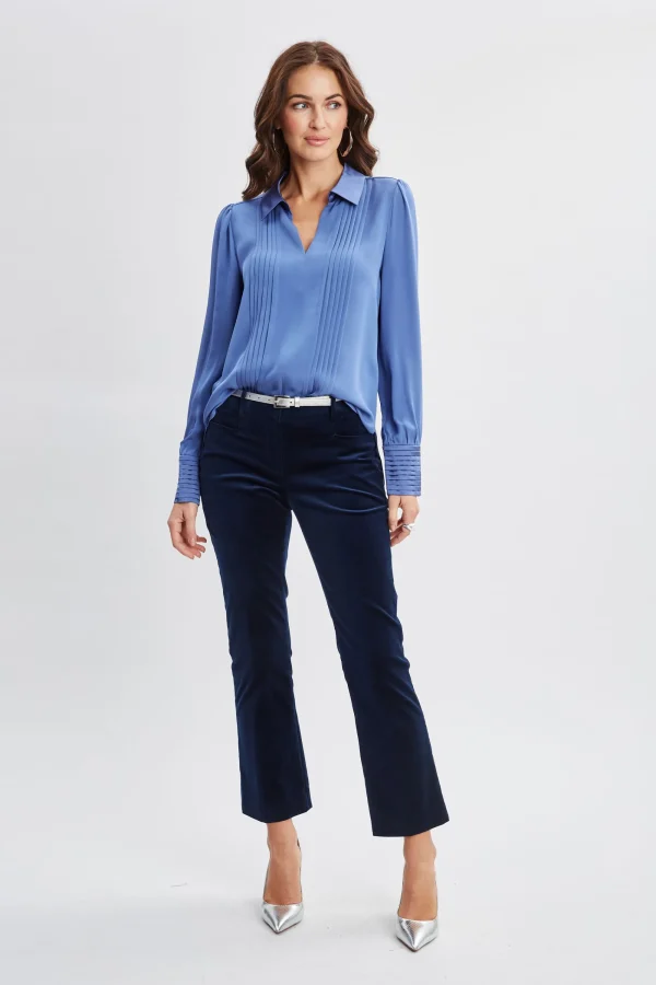 Elie Tahari Tops & Sweaters-Silk Pintuck Shirt