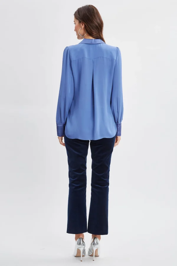 Elie Tahari Tops & Sweaters-Silk Pintuck Shirt