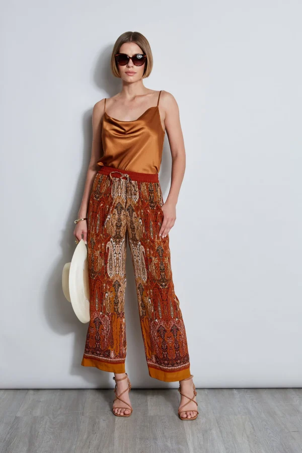 Elie Tahari Bottoms-Silk Raj Print Pant