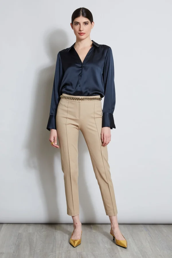 Elie Tahari Tops & Sweaters-Silk Satin Button Down Shirt