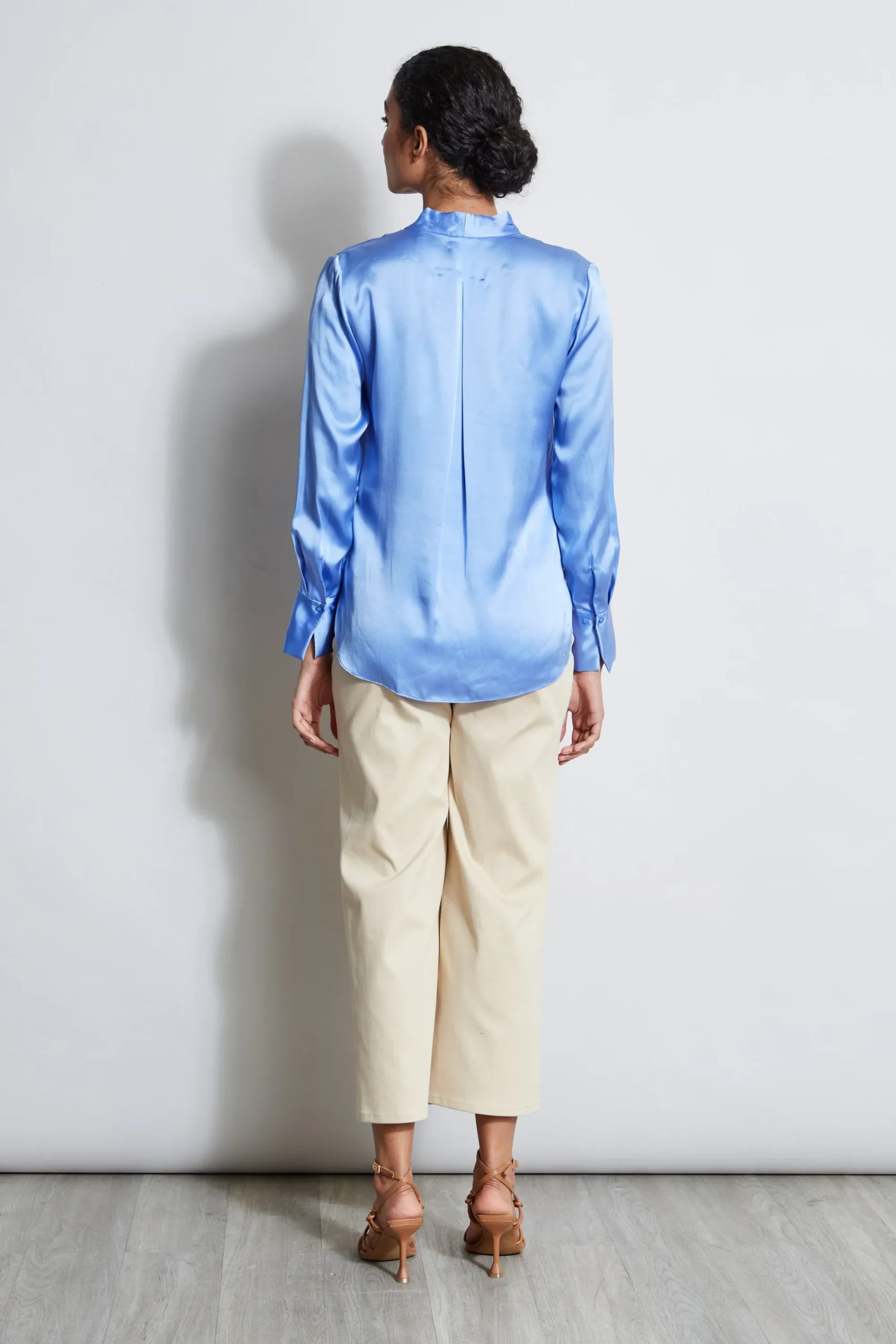 silk_satin_contour_neck_s_5.webp Elie Tahari Tops & Sweaters-Silk Satin Contour Neck Shirt