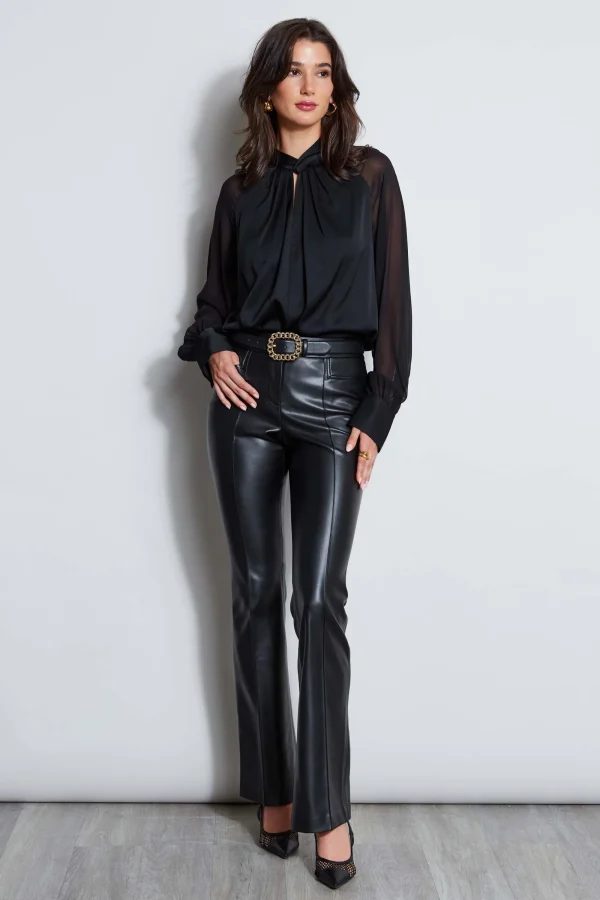 Elie Tahari Tops & Sweaters-Silk Twist Keyhole Shirt