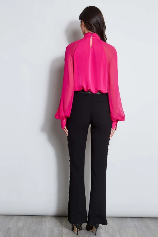 Elie Tahari Tops & Sweaters-Silk Twist Keyhole Shirt