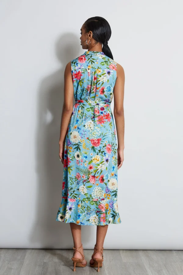 Elie Tahari Dresses & Jumpsuits | Sleeveless Dresses-Silk Wild Meadow Shirt Dress