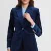 Elie Tahari Jackets & Blazers | Suiting-Single Button Velvet Blazer