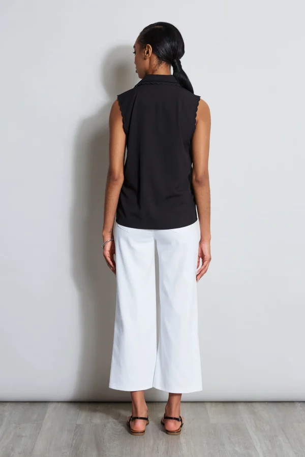 Elie Tahari Tops & Sweaters-Sleeveless Button-Down Shirt