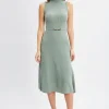 Elie Tahari Dresses & Jumpsuits | Sleeveless Dresses-Sleeveless Cashmere Belted Dress