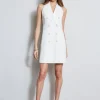 Elie Tahari Dresses & Jumpsuits | Sleeveless Dresses-Sleeveless Double Breasted Blazer Dress