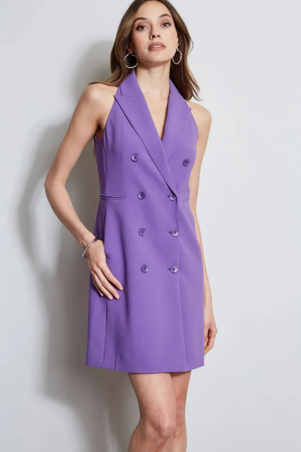 Elie Tahari Dresses & Jumpsuits | Sleeveless Dresses-Sleeveless Double Breasted Blazer Dress