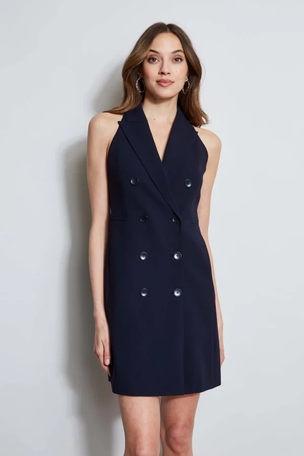 Elie Tahari Dresses & Jumpsuits | Sleeveless Dresses-Sleeveless Double Breasted Blazer Dress