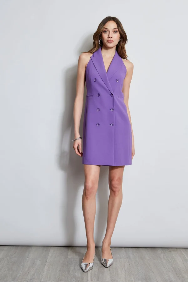 Elie Tahari Dresses & Jumpsuits | Sleeveless Dresses-Sleeveless Double Breasted Blazer Dress